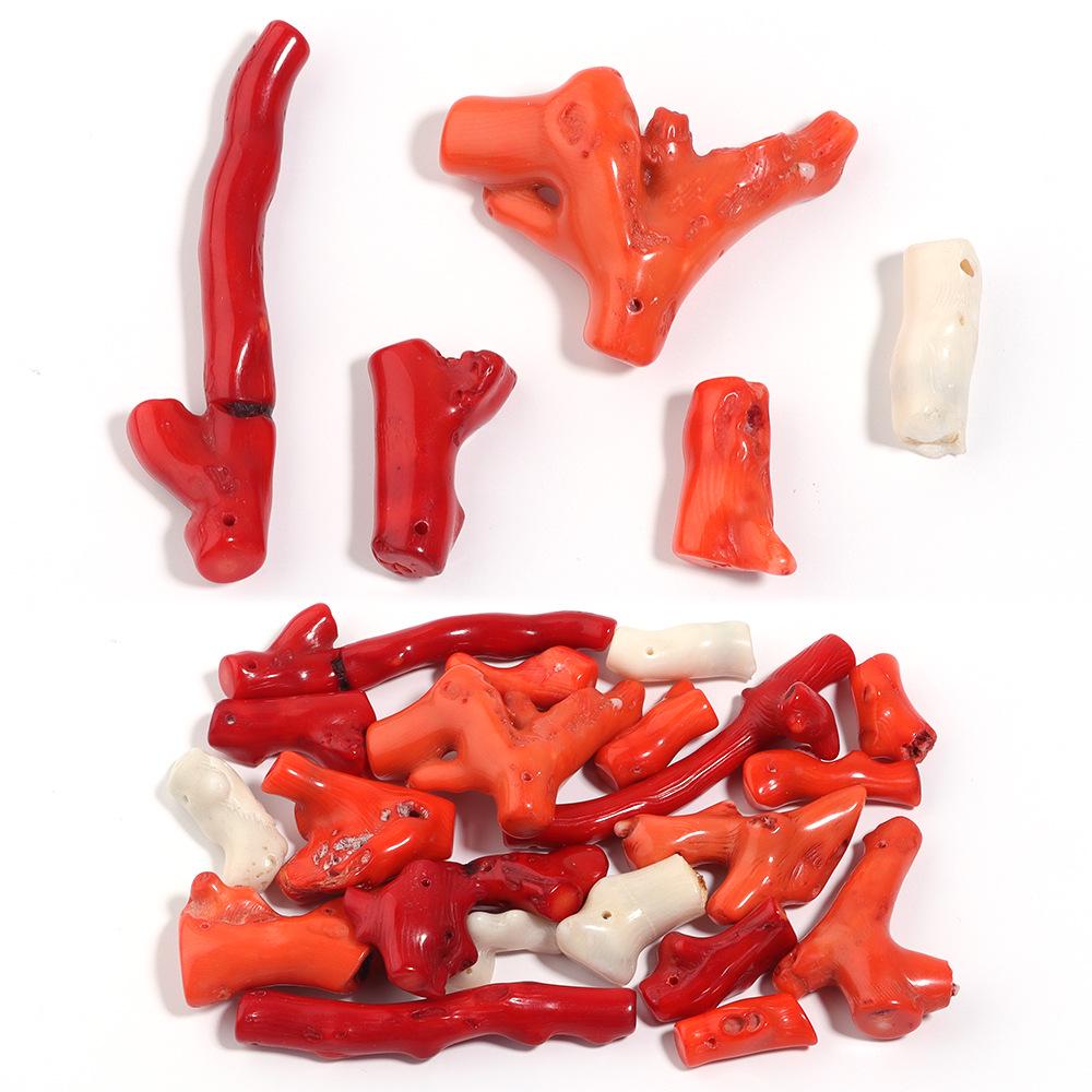 Набор из 5 подвесок из имитации коралла для DIY ожерелья, ювелирная фурнитура