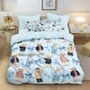 Teddy BearDuvet Cover pillowcase Bedding Bedroom Decoration Children Gift adult Single Double bed Large SizeZip Duvet Cover