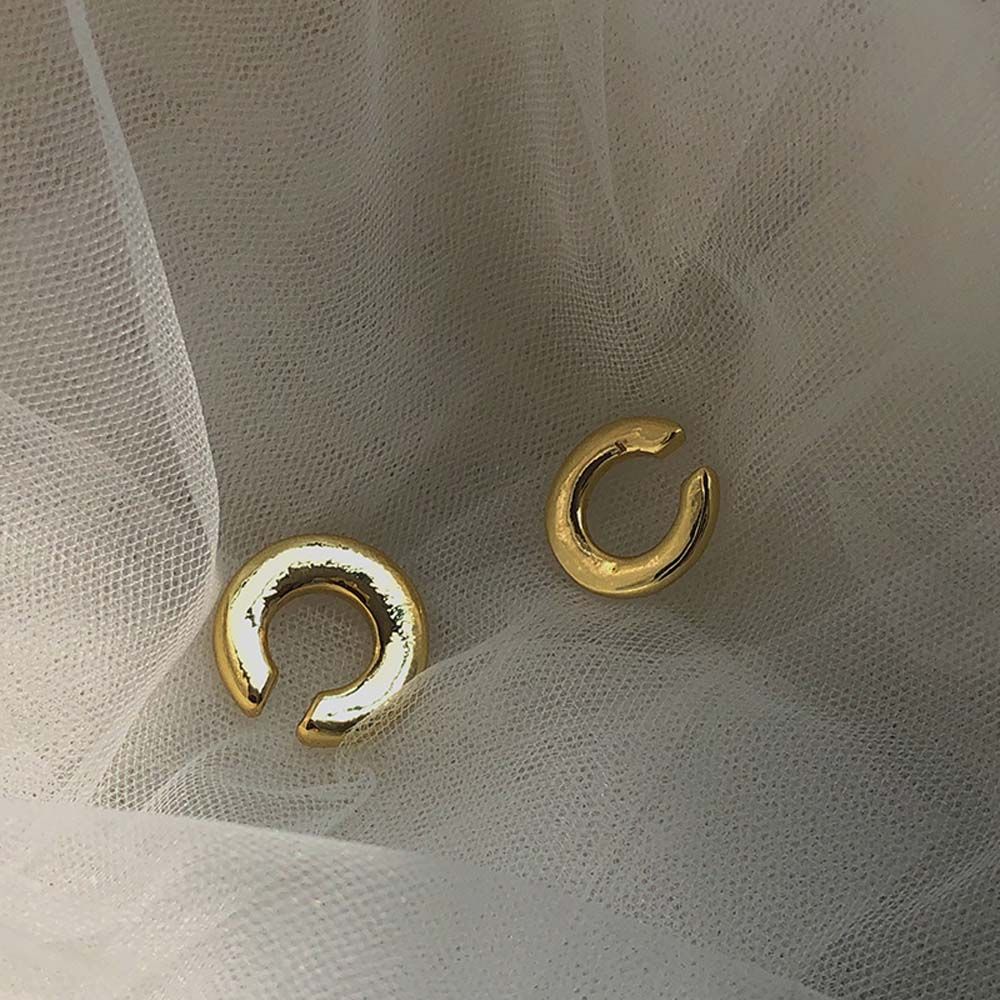 Непирсинг, цинк, сплав цинка, козелок, женские и мужские большие круглые ювелирные изделия, серьги-клипсы, модные аксессуары, манжеты для ушей