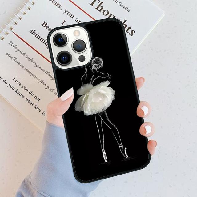 Чехол для телефона Балерина Девочка Для iPhone 17 Air 16 15 14 Plus apple 16 11 12 13 Pro Max coque