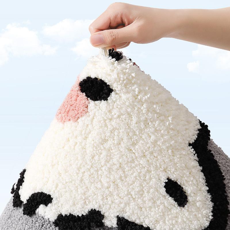 Очаровательные коврики для купания собак - Премиальный плюшевый микрофибровый коврик для ванной, Супервпитывающий быстросохнущий коврик для лап питомца для декора ванной комнаты