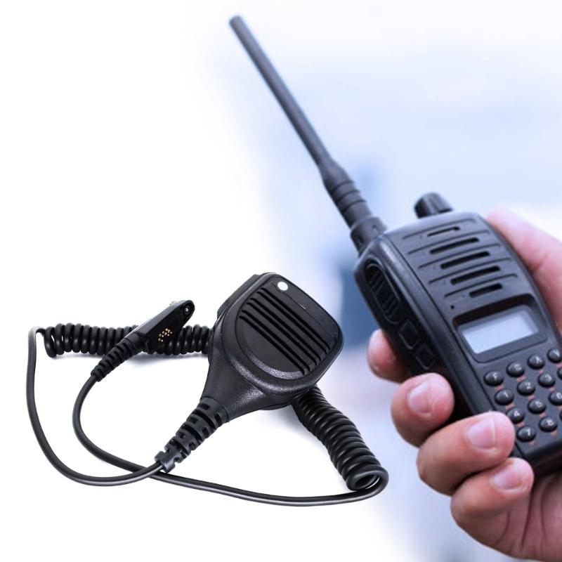 Ручной микрофон Hands frees Наплечный лацканный ручной микрофон с 3,5-мм аудио разъемами Наплечный лацканный для GP338plus GP328plus