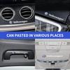 For Volkswagen VW Car Metal Emblem Wiper Stickers Reflective Decor Decals Accessories For Volkswagen Sagitar Polo Passat R-Line