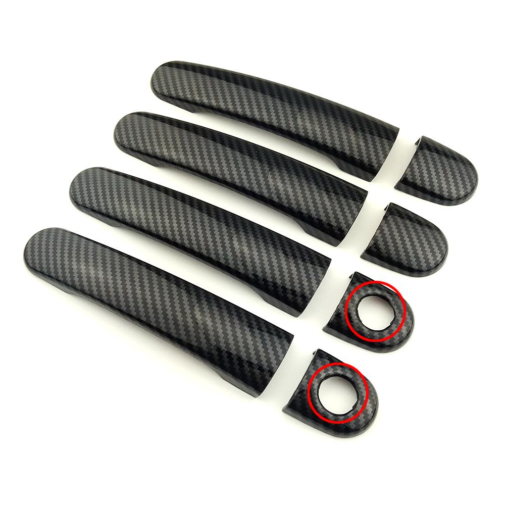 Для Seat Altea 2004-2016 гг. Изменение цвета углеродного волокна, хромированная накладка на дверную ручку, декоративная отделка, защитная наклейка