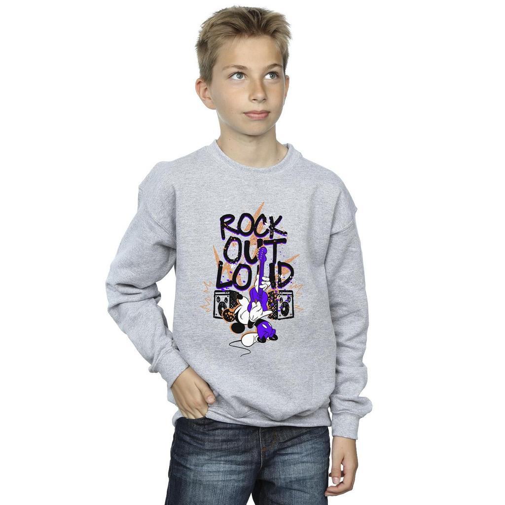Disney Boys Mickey Mouse Rock Out Loud Sweatshirt