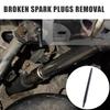 Spark Plugs Removal Tool Professional Spark Plugs Extractor Kit 10mm Hex Drive Double-Ended Reverse Flute Tap for Broken Plugs Removal