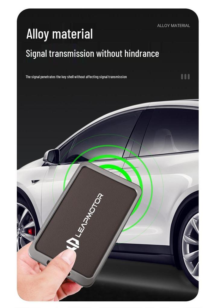 Чехол-брелок NFC для Leapmotor C10 2024 - Металлический корпус и держатель для мужчин