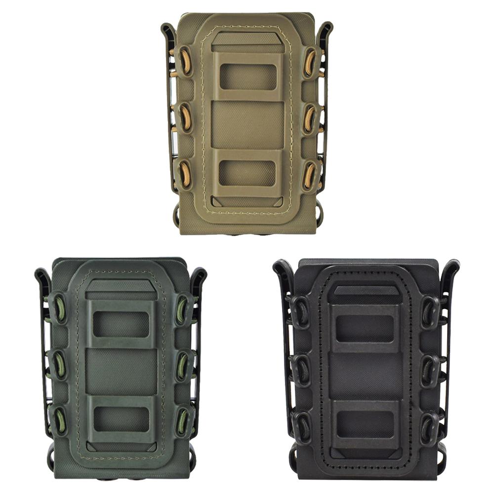 Magazine Pouch Molle for Ar15 M4 5.56 7.62 9mm Scorpion Fast Mag Quick Release Mag TPR Holster Adjustable Case Box