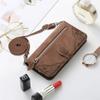Crossbody Zipper Leather Wallet Card Pocket Case For iPhone 15 14 13 12 11 16 Pro Max Plus SE2022 X XR XS Lanyard Strap Cover