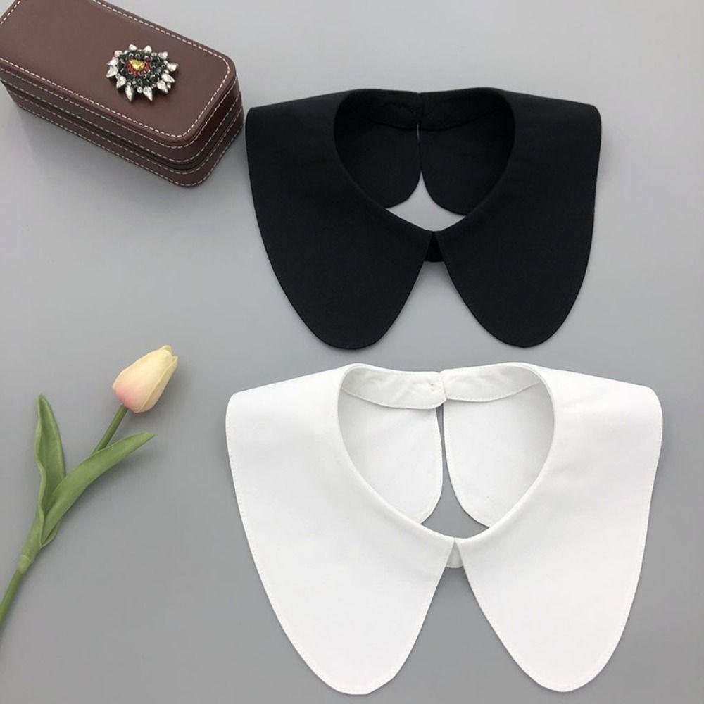 Cotton False Collar Versatile Detachable Collar Fashion Shirt Collar for Women Girls