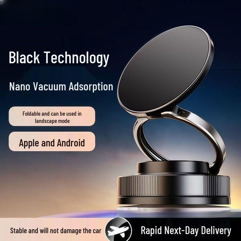 2025 Model Car Mount: Magnetic Suction Cup Holder for Phones—Anti-Shake, Multifunctional Center Console Design for Navigation