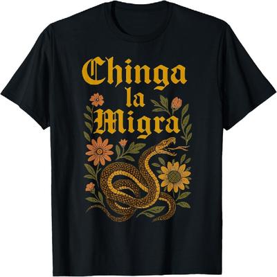 Chinga La Migra Про Иммиграционный Фашизм Права Человека Футболка(5)