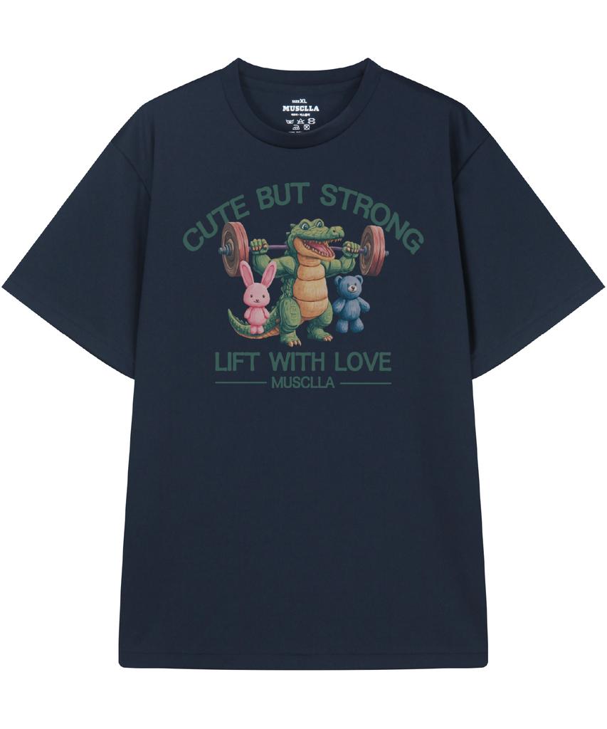 DRIFTOUT Cute But Strong Crocodile Functional Short Sleeve T-Shirt (5 Colors) (Type A)