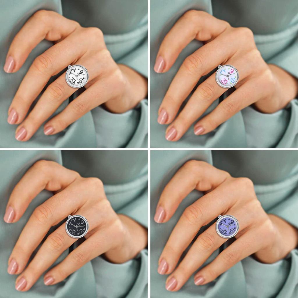 Ring Ring Free Size Ring Watch Ring Watch Ring Watch Analog Waterproof Popular Stylish Fashion Accessory Women's Women's