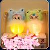 LED Plush Lighting Up Stuffed Animal Diary Night Lights Glow In The Dark Birthday Festival For Toddler Kids