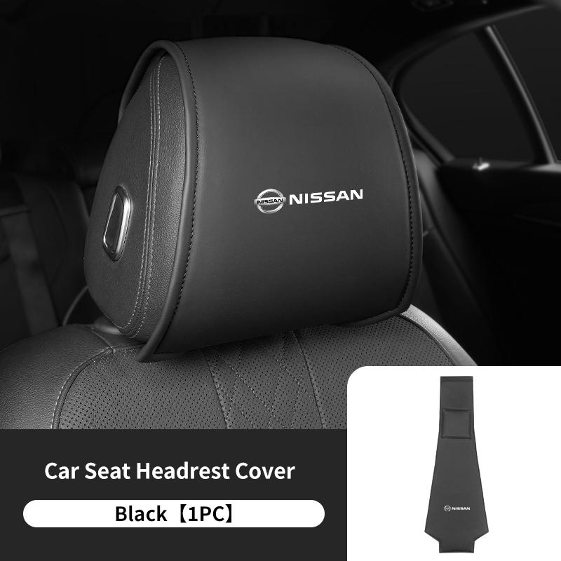 Universal Car Seat Headrest Pillow Protector Cover Accessories For Nissan Juke Sentra Pathfinder Skyline Silvia GTR Nismo