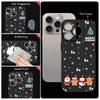 Матовый чехол-шнурок с рождественским узором для iPhone 16 Pro 15 14 Plus 13 12 Mini 11 Pro Max Xr Xs 7 8 Se мягкий тонкий чехол из ТПУ