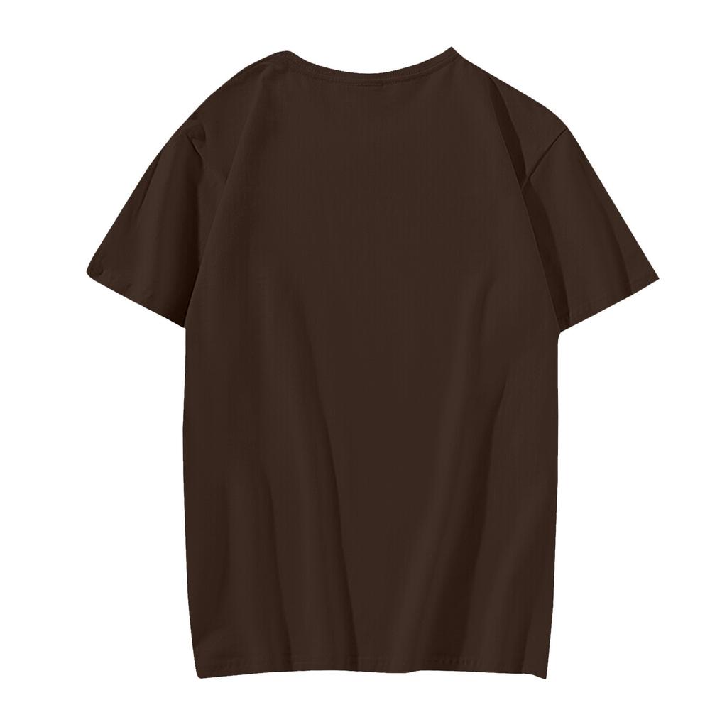 Футболка с короткими рукавами и круглым вырезом для мальчиков и девочек