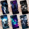 Animal Wolf Galaxy For Huawei Honor 50 Pro Case 8X 9X 10i Mate 20 P20 P30 P40 Lite P Smart 2019 Nova 9 Cover
