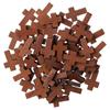 200Pcs Cross Wood Cross Charm 0.85x0.55Inch Wooden Crosses for Crafts  Hanging Ornament