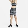Nike Спортивный бюстгальтер с низкой интенсивностью поддержки Dri-FIT Indy Allover Print, женское нижнее белье, черное DM0558-010
