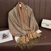 Luxury Brand Autumn Cashmere Pashmina Shawl Lady Wrap Warm Winter Scarves Design Print Female Foulard Cotton Stoles Scarf