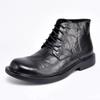 Fashion 2025 Genuine Leather Men's Boots Winter/ Autumn New Business Classic Casual Black Ankle Boots Formal Business Dress Shoes