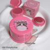 GEGE BEAR Air Cushion Blusher Powder, Cute Kitten Pink Cheek, with Mini Mirror Matte Waterproof Blush