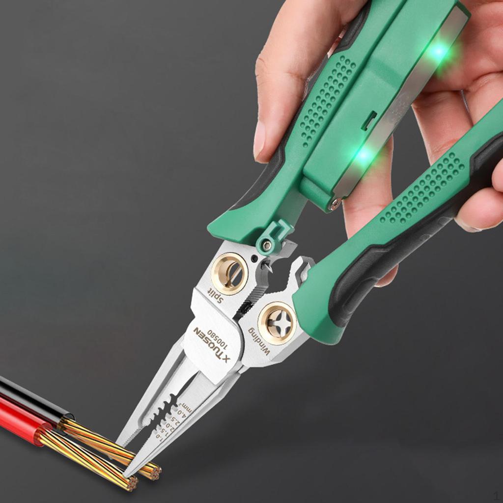 8-дюймовый инструмент для зачистки проводов, обжимной инструмент для кабеля, клещи-захваты для электриков