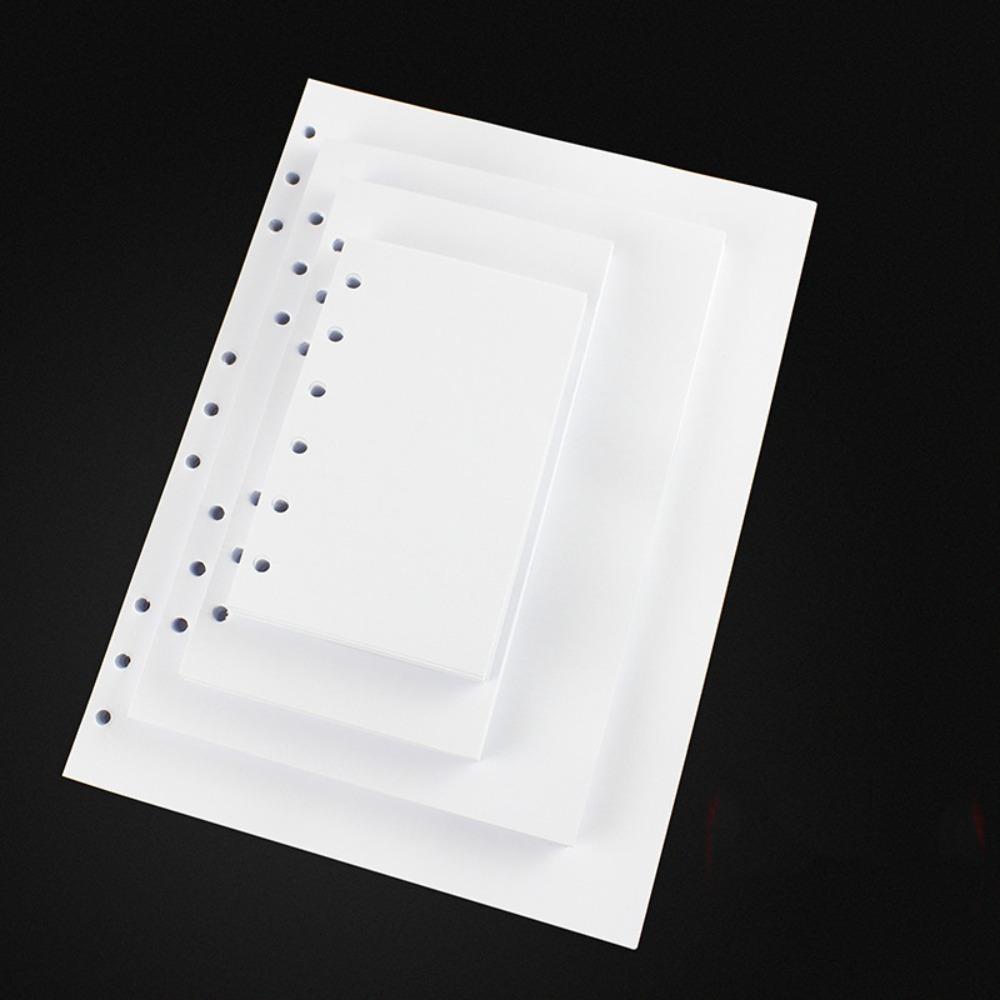 6 отверстий внутренний сменный спиральный скоросшиватель бумага 80 листов тетрадь индекс внутренняя страница офис школьные принадлежности