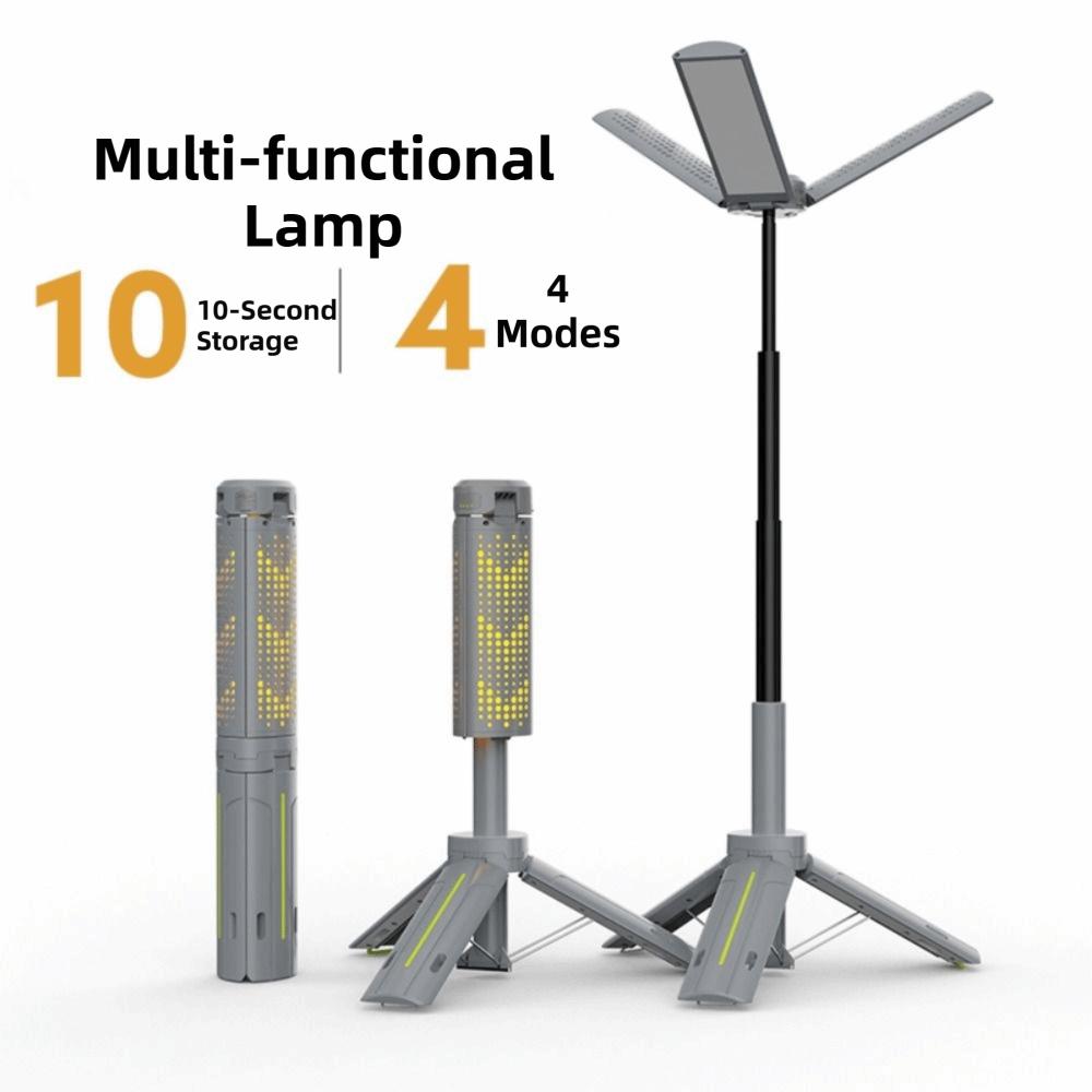 LED Light Source Portable Telescopic Lantern Stepless Dimming Outdoor Waterproof Lamp  Hiking Trips