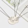 Fashion Best Friends Little Sis Stitching Necklaces Big Sister 3 Pieces / Set Good Sister Necklaces