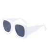 Квадратные солнцезащитные очки, Те же большие квадратные солнцезащитные очки для женщин, Уличная фотография, очки для худого лица