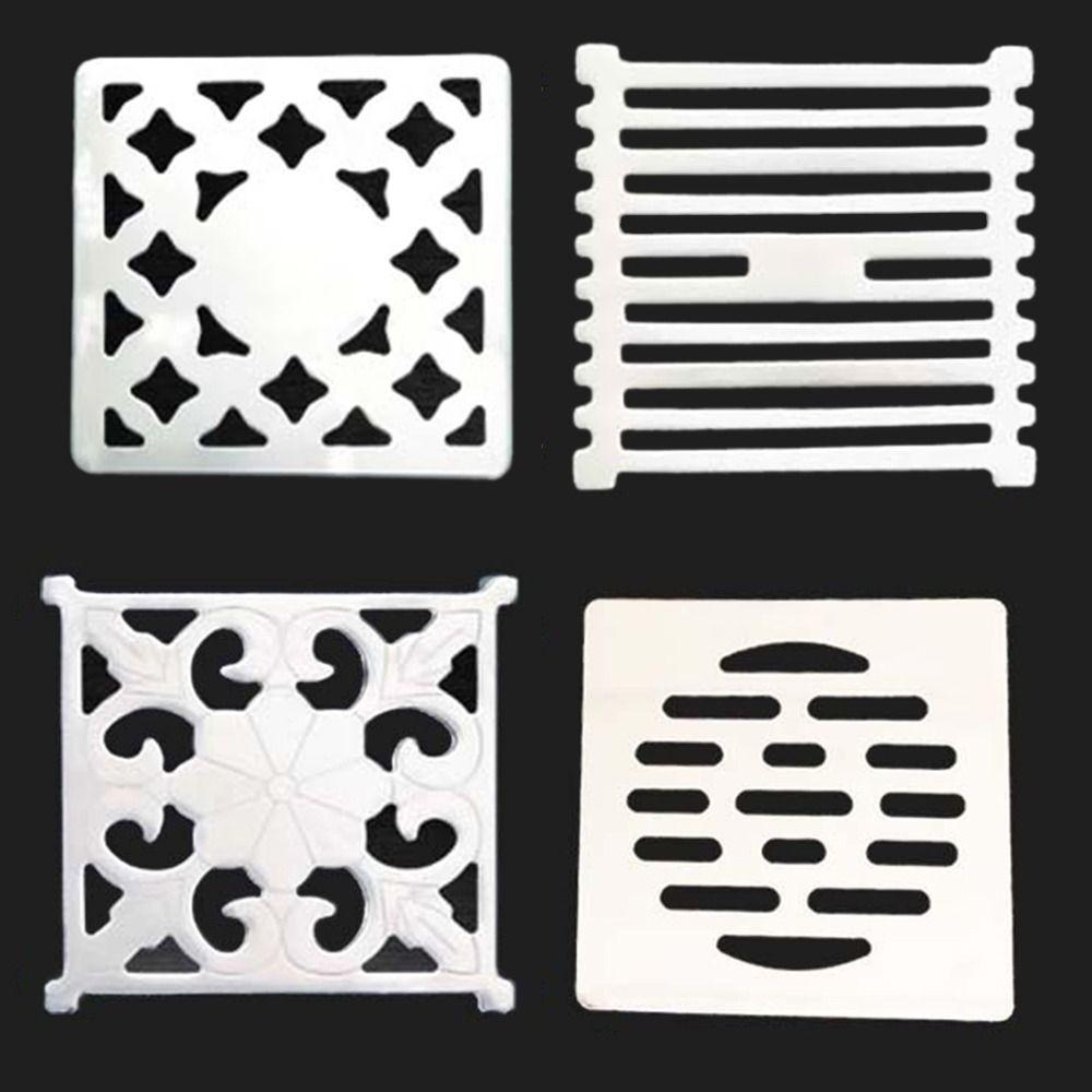 No Rust Floor Drain Cover Stainless Steel Shower Drain Hole Filter Bathroom Hardware Parts