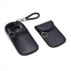 1Pcs Car Key Signal Blocker Case PU Leather Anti-Theft Faraday Pouch Double-Layer Car RFID Signal Blocker Key Bag Auto Parts