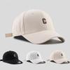 Hard-top C Letter Baseball Cap Men Women's Korean Version of the Tide Peaked Cap Wide-brimmed Big Head  the Curved Brimmed Hat