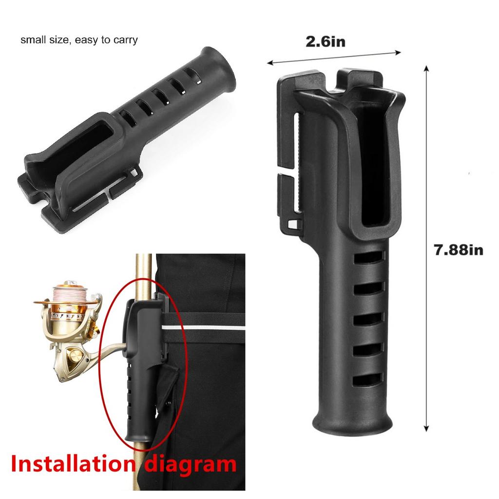 Portable Waist Belt Fishing Rod Holder Portable Pole Inserter Fishing Rod Holder
