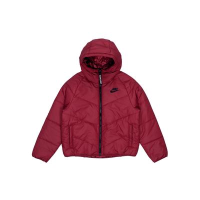 Теплая куртка с капюшоном из синтетического наполнителя Nsw, женские куртки красного цвета CV8688-661