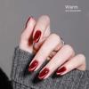 Красный кристаллический лак для ногтей «кошачий глаз» Ruby Nail Art