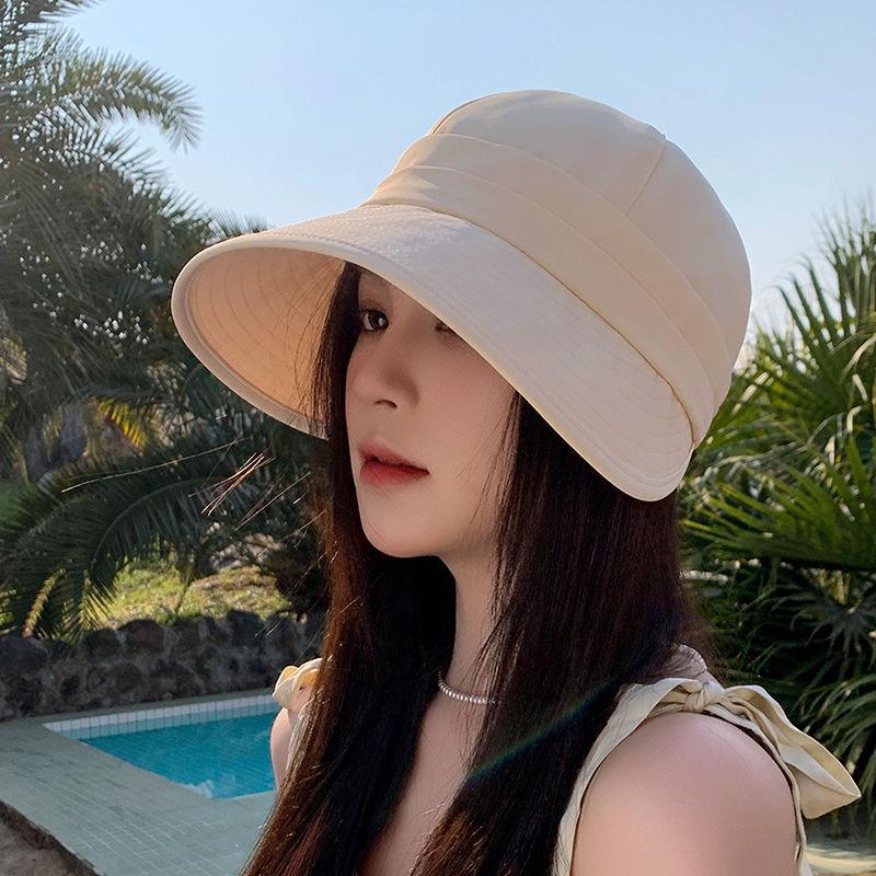 Женская летняя шляпа от солнца, складная шляпа с широкими полями, регулируемые кепки для пляжа, летние кепки для рыбалки с широкими полями