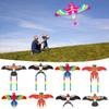 Plastic Fishing Rod Kites Cartoon Long Tail Kites Outdoor Flying Kites Kids Gift