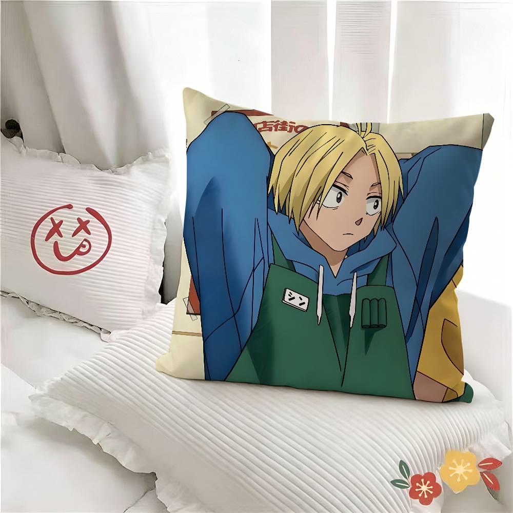 pc Popular Japanese Anime SAKAMOTO DAYS Pillow Case Fashion Square Pillowcase Bedroom Sofa Room Ins Decoration Leisure