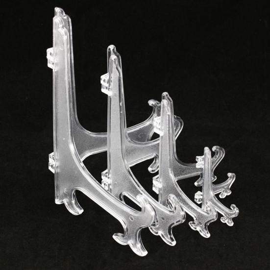 Plate Display Rack Safe Wide Application Triangle Structure Portable Easels Dish Rack Holder for Hotel Kitchen