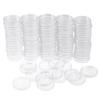 100Pcs 27Mm Coin Holder Capsule Storage Case Display Box Round Display Cases