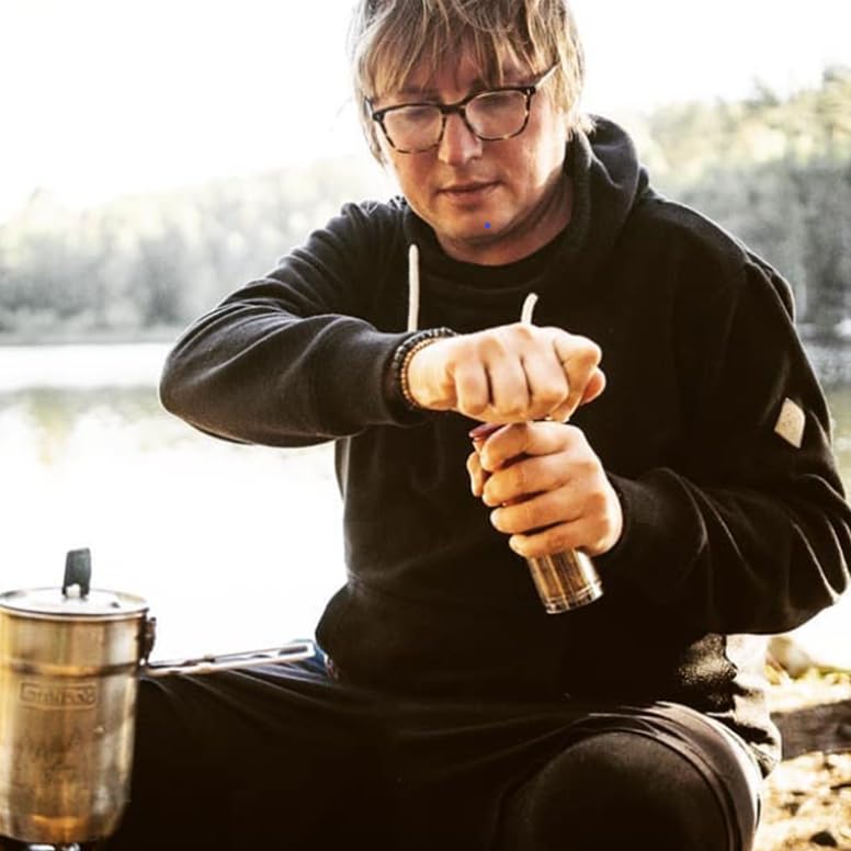 Кофемолка Cafflano, Портативная кофемолка, Наружная, Очень тонкий помол для эспрессо, Сделано в Италии, Металлическое коническое лезвие, Компактная, Высокая производительность, Кофе