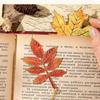 Цепочка-подвеска Листья Бронзирование Закладка Разноцветная Разделитель страниц Подарок студенту