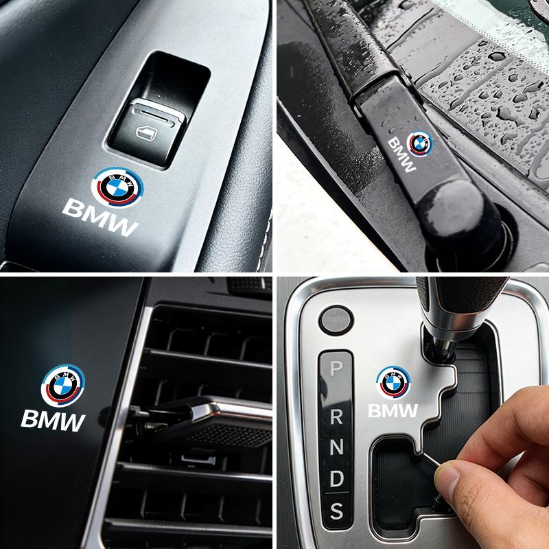 ADZW9 Car Logo Sticker Crystal Auto Stickers Fuel Tank Decor Accessories For BMW 1 3 4 5 6 7 Series M X1 X3 Performance Alpina G20 F20