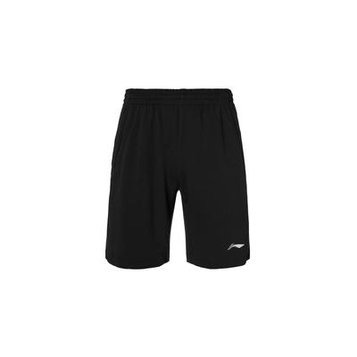 Li Ning однотонные повседневные шорты с логотипом, черные, YKST057-2