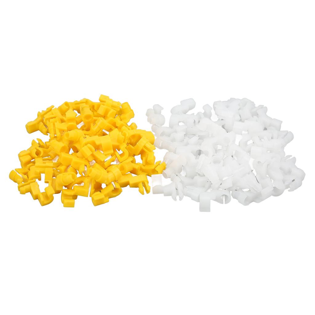100pcs Door Lock Rod Clip 69293?12030 Left Right Yellow White Replacement for Camry Celica Corolla