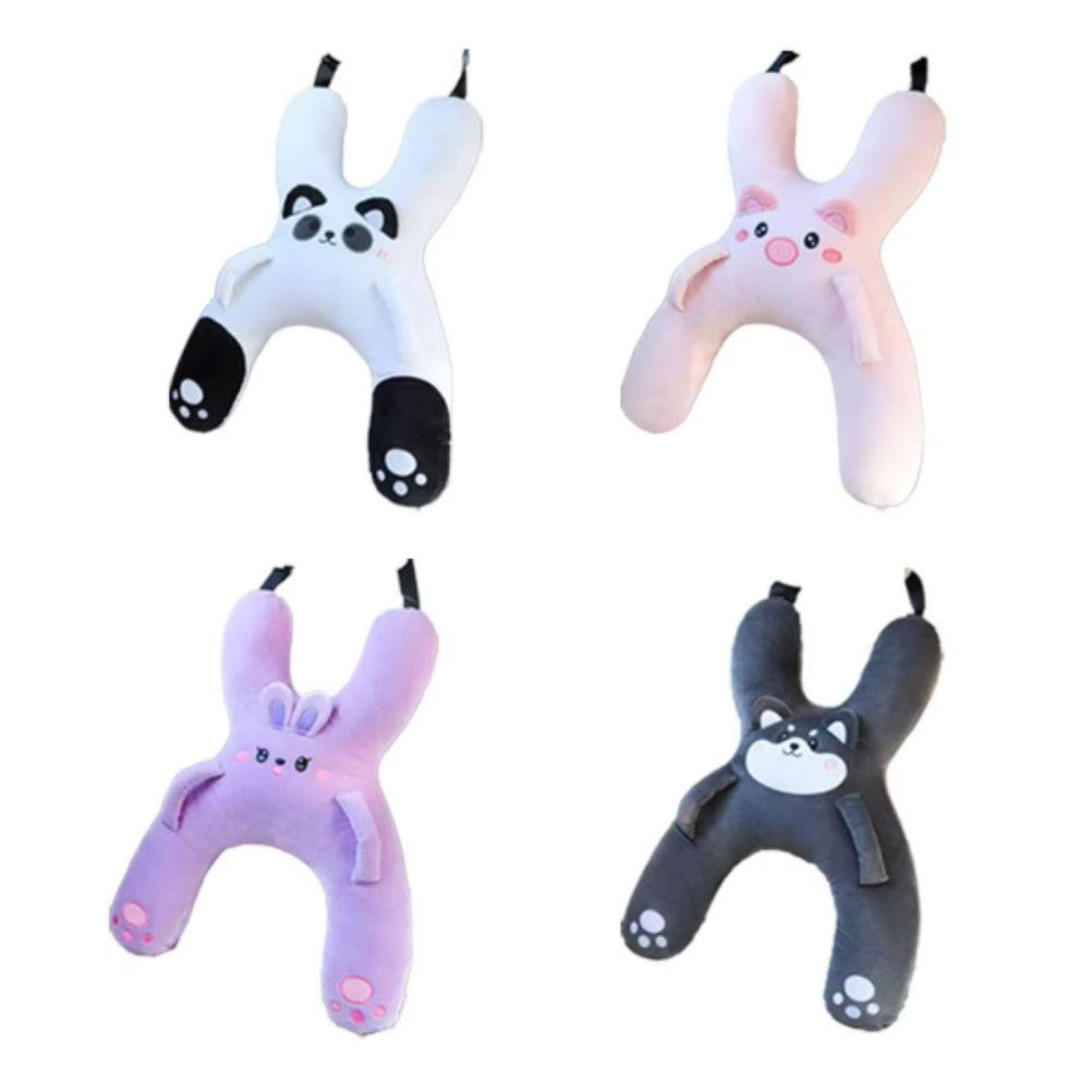 Soft Car Seat Neck Pillow Breathable Car Headrest Safety Design Lumbar Support Pillow Car Travel